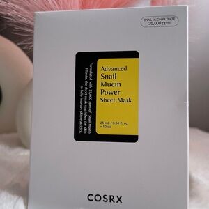 COSRX Advanced Snail Mucin Power Sheet Mask 10 each